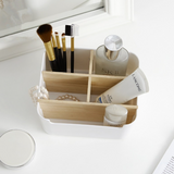 TD® Boîte de rangement de bureau Multifonctionnel Salon Bureau Papeterie Classification Boîte de rangement blanche pour articles div