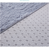 TD® Tapis de chevet de chambre à coucher de tapis de table basse de salon en peluche