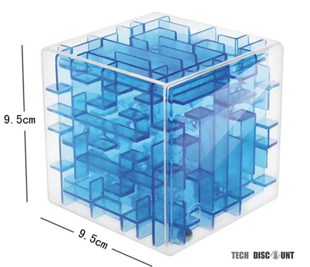 TD® Rubik's cube bleu speed original labyrinthe cube rotation jouets pour enfants éducation puzzle développement intelligence ludiqu