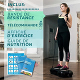 TD® Machine minceur Bluetooth Machine de mise en forme du corps et de secousse de graisse Fournitures d'équipement de fitness à domi