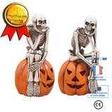 TD® Halloween citrouille crâne lanterne barre lumineuse décoration scène mise en page accessoires fantôme festival ornements