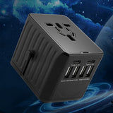 TD® Convertisseur de prise 2type-c + 4usb prise sans fil voyage prise de conversion multifonction portable accessoire électronique