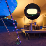 TD® Chaîne de lumière de stockage solaire Camping chaîne de lumière d'atmosphère de tente multifonctionnelle étanche