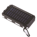 TD® 20000mAh Chargeur Batterie Externe Solaire 2-Port USB avec Dual LED Lampe Rechargement périphériques batterie portable