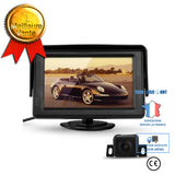 TD® 4.3" LCD Ecran Moniteur + de pour Voiture caméra，Ajouter un câble vidéo de 10 m