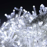 TD® 3m * 3m LED rideau lumineux Guirlande lumineuse LED cascade glace bande lumière mise en page de fond décoration de mariage Blanc