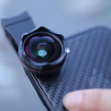 TD® Vlog prise de vue objectif de téléphone portable quatre en un grand angle macro fisheye selfie lumière de remplissage universell