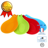 TD® Lot de 4 Repose-cuillère en Silicone pour Ustensiles de Cuisine