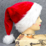 Chapeau de Noël Noël Chapeau de Noël Grosse casquette épaisse Chapeau de Père Noël Haipai Chapeau  Noël en peluche Chapeau ré