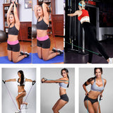 Bandes de résistance Exercice 11 PCS Set pour Hommes Femmes, Fitness stretch Bandes d'entraînement pour Home Gym Fitness
