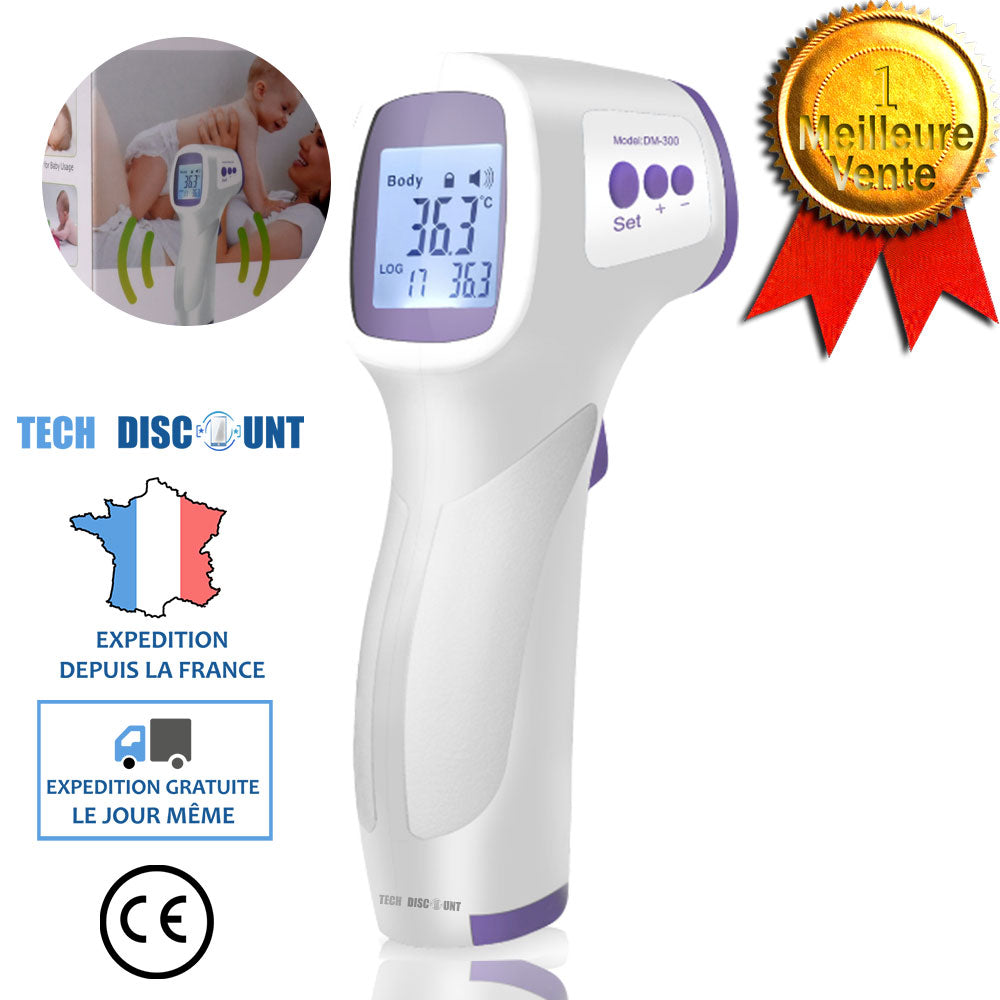 TD® Thermomètre électronique bébé température oreille infrarouge