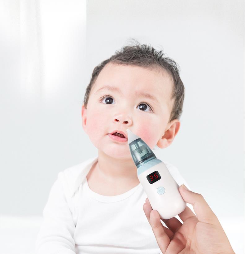TD® Aspirateur nasal électrique pour bébé pince à congestion nasale et nettoyant pour cire d'oreille pour nouveau-nés