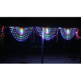 TD® 3m Guirlande Lumineuse -LED Lumière Nette de Paon 8 Modèles de Lumières de Noël Lumières de Décoration de Jardin