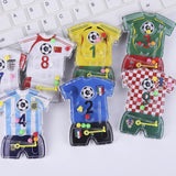 TD® Lot de 6 Mini Flippers/ Motif Maillot de Foot / Jeux Kermesse Anniversaire Enfants