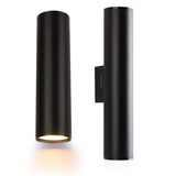 TD® Applique Murale LAGOS Lampe Murale Moderne Boho Design pr Chambre Salon Escalier Couloir - Noir