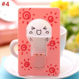 TD® Lampe à poser décorative rose mignon sourire lumière Kawaii petite lampe petite lumière design mignon apparence sourire léger