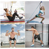 TD® Bande de Résistance/  Élastiques Musculation Set/ Latex Fitness Exercice / Kit avec Ancre de Porte/Poignées/Sangle de Cheville