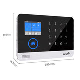 TD® Clavier tactile d'alarme antivol Détection infrarouge WIFI intelligent Détection de capteur de porte Dynamique desurveillancedel