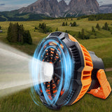 TD® Ventilateur de camping en plein air portable USB charge petit ventilateur tente de camping pêche éclairage ventilateur lumière