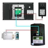TD® HD 700 ligne IP55 étanche filaire vidéo sonnette télécommande carte magnétique fonction de déverrouillage pas de rayonnement mur