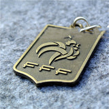 TD® France Porte-clés Coupe d'Europe Fans Souvenir Pendentif Équipe Logo Griezmann Mbappé Benzema Fans Cadeaux Périphériques Cadeaux