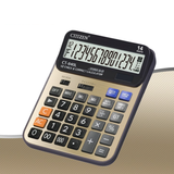 TD® Calculatrice Calculatrice solaire Grand écran à 14 chiffres Ordinateur de bureau Calculatrice à double puissance Calculatrice no