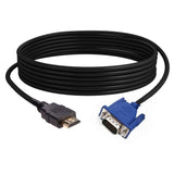 TD® Câble de conversion Câble HDMI vers VGA - câble audio - vidéo - HDMI - VGA - Connectique informatique - accessoire multimédia