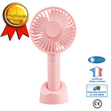 INN® Mini-ordinateur de bureau portable innovant rechargeable par USB à la maison avec ventilateur de dortoir pour étudiants de base
