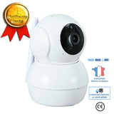 TD® Caméra à tête secouante intérieure sans fil rotative à 355 degrés Surveillance WIFI à domicile 2 millions de moniteur HD