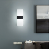 TD® Applique LED Intérieur 5W Applique Murale Acrylique Eclairage Moderne pour Salon Chambre Escalier Couloir | Blanc