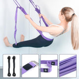 TD® Ceinture de yoga aérienne jambe ouverte stretch stretch corde poirier ceinture de tension d'entraînement de la taille inférieure