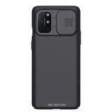 TD® Convient pour OnePlus 8T étui de téléphone portable noir miroir couvercle coulissant lunettes tout compris étui protection de bo