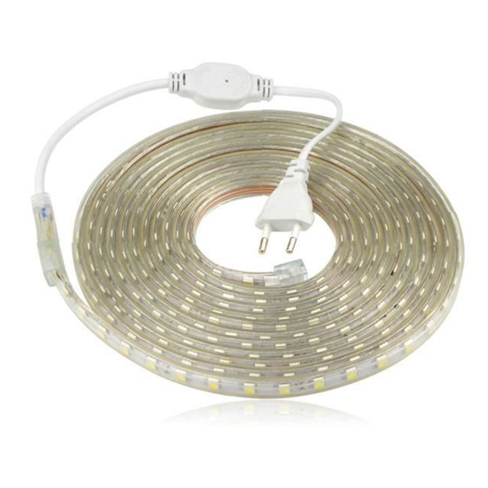 TD® Ruban LED Etanche Bande LED SMD 5050 220V Flexible Lumineuse avec Prise, 3M