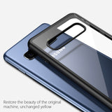 TD® Samsung Galaxy S10 étui pour téléphone portable silicone transparent anti-chute téléphone portable housse de protection tout com