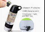 TD® gourde avec haut parleur enceinte bluetooth portable waterproof etanche enfant sport reutilisable bouteille eau fille baffle