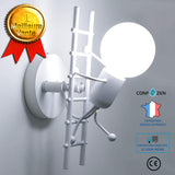 Humano&iuml;de Cr&eacute;atif Applique Murale Interieur Lampe Murale Moderne Lampe de Mur