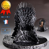 TD® figurine trone de fer game of thrones decoration realiste maison personnage miniature replica jouet collection chaise epee burea