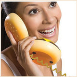 TD® Téléphone hamburger simulé / jouet téléphonique / extension de téléphone à domicile cadeau nouveau et exotique
