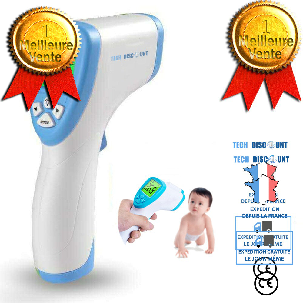TD® Thermomètre infrarouge frontal bébé électronique adulte enfant