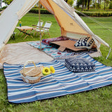 TD® Tapis de pique-nique extérieur tapis étanche à l'humidité pique-nique tente de plage tapis de pelouse portable épaissi imperméab