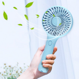 INN® Ventilateur de poche petit cadeau de ventilateur silencieux USB rechargeable mini portable créatif