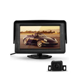 TD® 4.3" LCD Ecran Moniteur + de pour Voiture caméra，Ajouter un câble vidéo de 10 m
