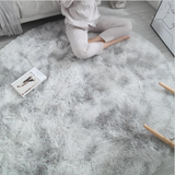 TD® Tapis couleur dégradé cheveux longs teints par nœuds