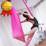 TD® Accessoires Fitness - Musculation Haute qualité 6M x 2.8M Yoga balançoire Anti gravité Yoga hamac tissu dispositif - Type Rose r