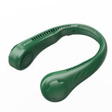 TD® Ventilateur de cou suspendu muet sports de plein air USB petit ventilateur turbine sans lame ventilateur électrique de cou suspe