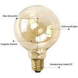TD® G80 Edison fil d'enroulement ampoule spirale suspendu fil de tungstène rétro personnalité créative ampoule décoration de la mais