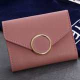 TD® Porte-Monnaie pour Femmes de Couleur Unie Porte-Cartes Sac à Main Couleur Terracotta