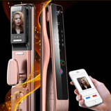 TD® Ménage antivol porte automatique empreinte digitale mot de passe serrure à distance visuel chat oeil intelligent induction serru
