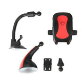 TD® 3 en 1 Support Téléphone Voiture Universel Navigation GPS 360°Rotation  Smartphone Mobile Portable iPhone Samsung  3 Coloris
