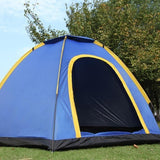 TD® Tente pour 3-4 Personnes instantanée imperméable Pop up Camping familial Randonnée Tente résistant aux UV
